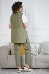 Костюм Alani 2096 хаки+белый Костюм Alani 2096 хаки+белый