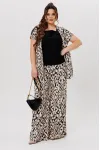 Костюм Michel Chic 1408 бежево-чёрный