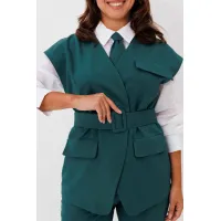 Костюм MisLana 12522 морская волна с белым