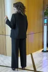 Костюм Alani 2381 черный/блузон молоко