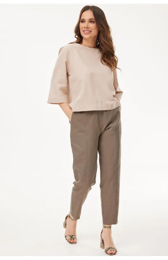 Костюм Mirolia 1245+1255 Бежевый+Ореховый