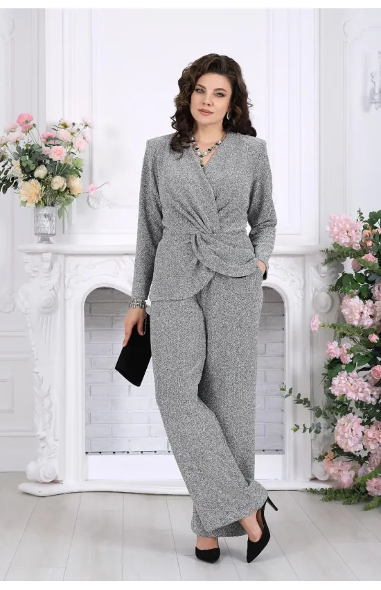 Костюм Ninele 6107 Серебро