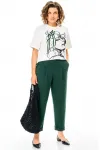 Костюм Michel Chic 1458 темный изумруд+белый