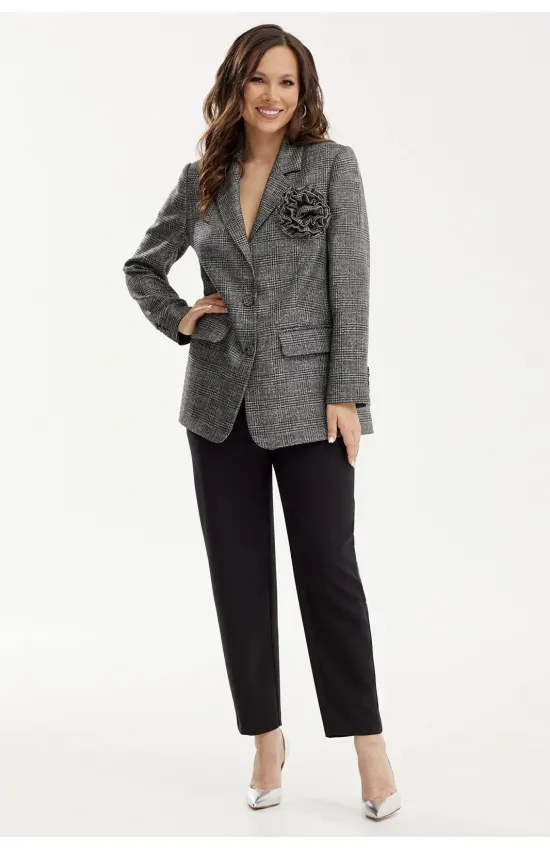 Костюм Магия Моды 2463 серо-чёрный