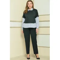 Костюм Lady Style Classic 1303 Зеленые тона