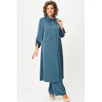 Костюм Кокетка и К 1511-1 бирюзовый Костюм Кокетка и К 1511-1 бирюзовый