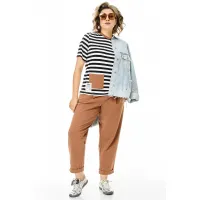 Костюм Michel Chic 1452 молоко + полоска