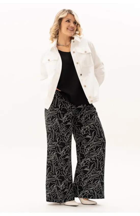 Костюм ALGRANDA 4133 Черный,Молочный