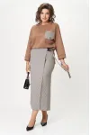 Костюм Michel Chic 1362-2 коричневый + клетка