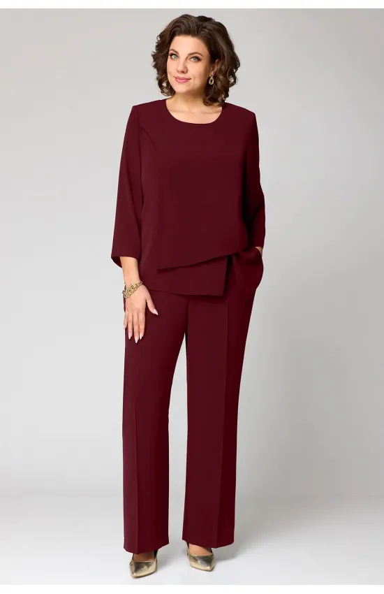 Костюм Мишель стиль 1342 винный