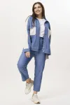 Костюм Ma cherie 3044 голубой+молочный