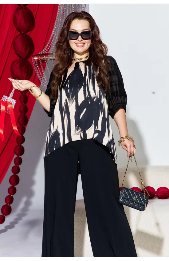 Костюм VITTORIA QUEEN 27633 черный, бежевый