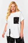 Костюм Кокетка и К 1297 черный+белый