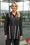 Костюм Alani 2399 черный+ полоска