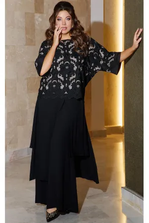 Костюм VITTORIA QUEEN 21853 черный, нюдовый