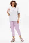 Костюм Michel Chic 1414 белый лаванда
