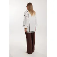 Костюм KALORIS 2307/1 белый+коричневый