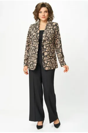 Костюм БелЭльСтиль 203-283/601-288 дизайн+черный