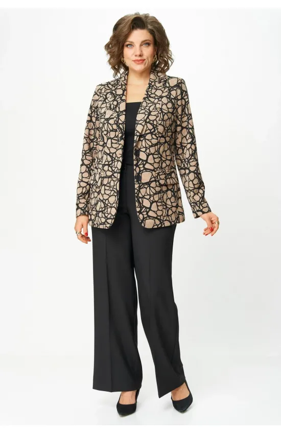 Костюм БелЭльСтиль 203-283/601-288 дизайн+черный