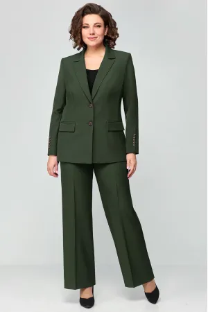 Костюм Мишель стиль 1177 хвойно-зеленый