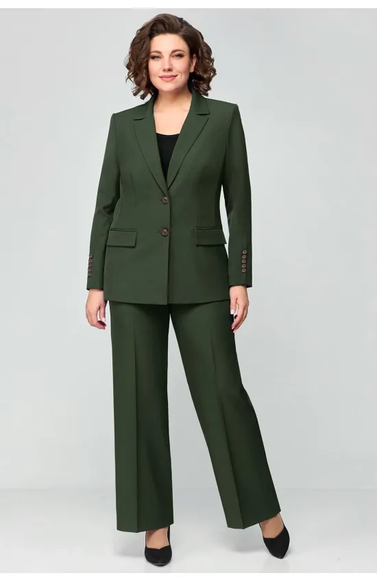 Костюм Мишель стиль 1177 хвойно-зеленый