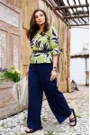 Костюм MisLana 11090 зеленый/синий