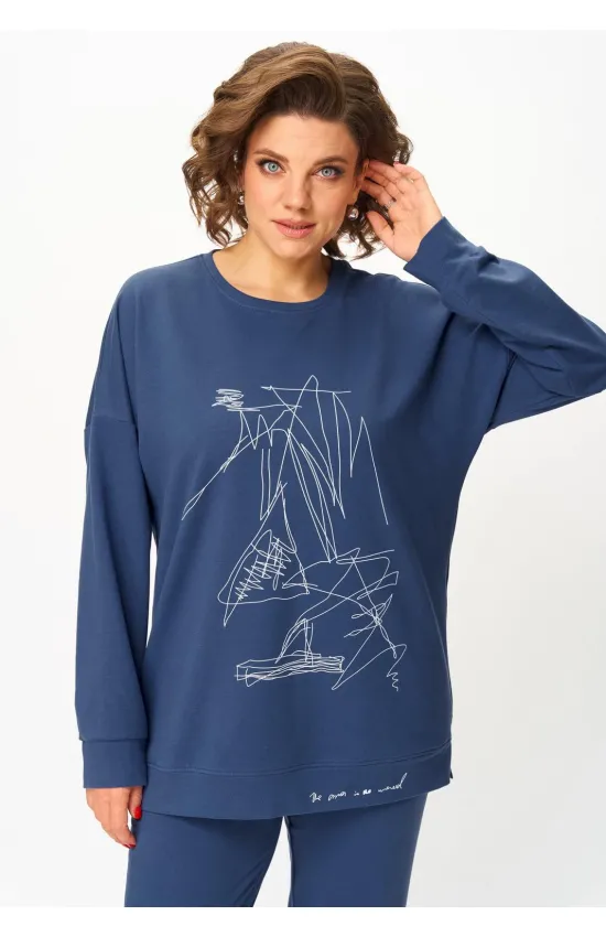 Костюм STEFANY 2061-2т. син т.синий