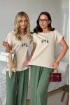 Костюм DilanaVIP 2139/3 беж+зеленый Костюм DilanaVIP 2139/3 беж+зеленый