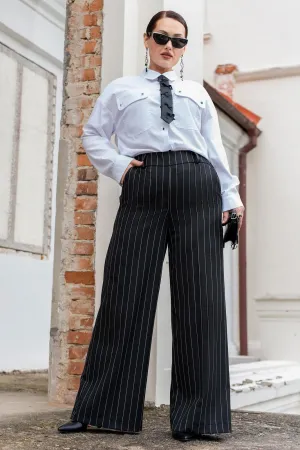 Костюм ADARIN А-53 белый/черный/полоска