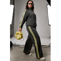 Костюм MisLana 1306 темносерый/лимонный