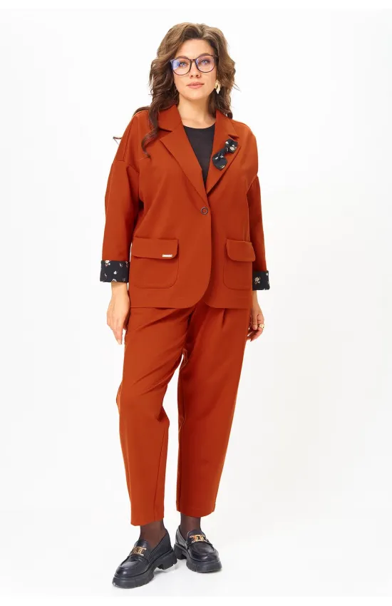 Костюм Michel Chic 1437 терракотовый