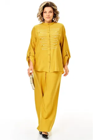 Костюм Michel Chic 1463 горчица