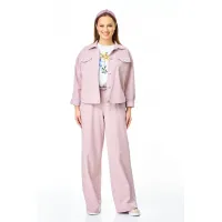 Костюм T&N 7738 пыльная роза и белый