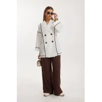 Костюм KALORIS 2307/1 белый+коричневый