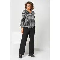 Костюм Асолия 1511 чёрно-серый