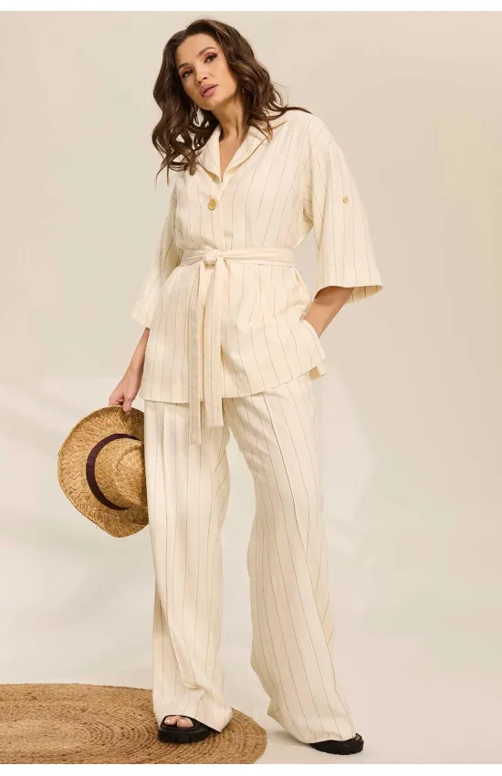 Костюм MisLana 1081 бежевый