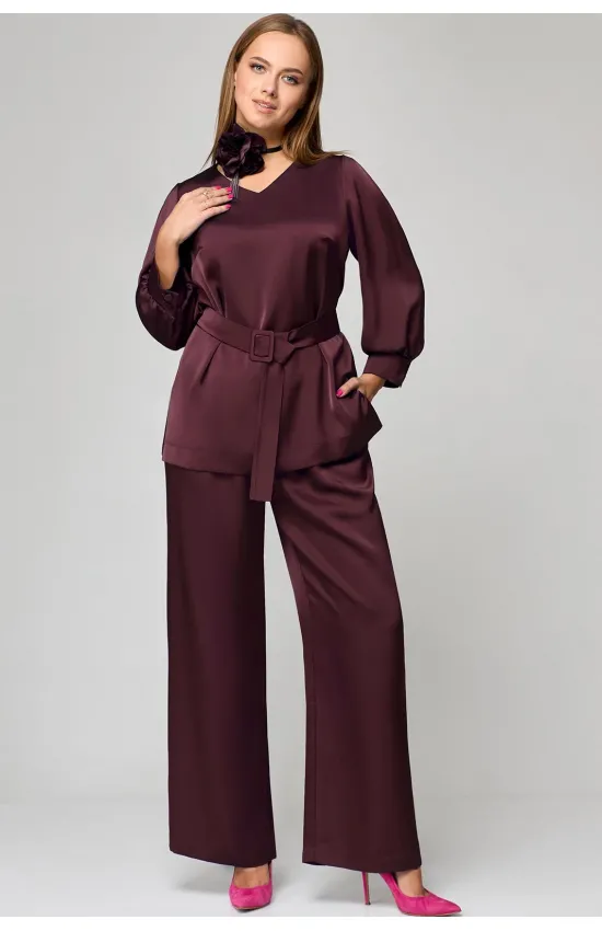 Костюм Мишель стиль 1160-1 винный
