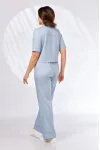 Костюм Vilena fashion 1068 голубой меланж