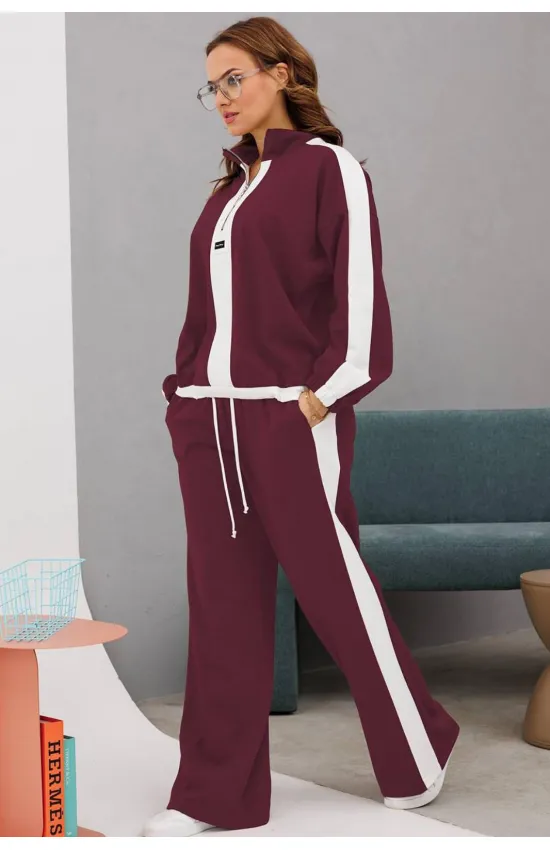 Костюм INVITE 6084 бордовый