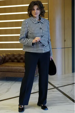 Костюм Alani 2444 черный+гусиная лапка