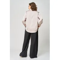 Костюм 2282 черный+жемчуг