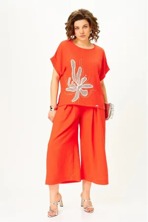 Костюм Michel Chic 1451 красный коралл