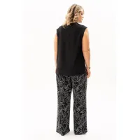 Костюм ALGRANDA 4133 Черный,Молочный