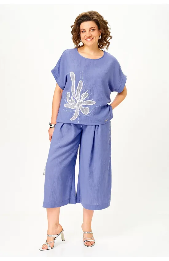 Костюм Michel Chic 1451 пыльно-васильковый