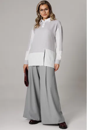 Костюм Anastasia 1242-2 французский серый