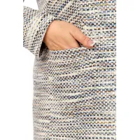 Костюм Асолия 1506 молочно-синий