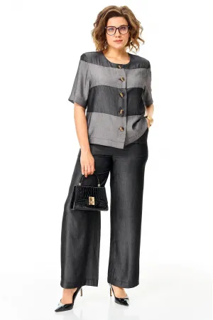 Костюм Michel Chic 1449-1 мокрый асфальт