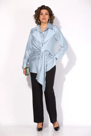 Костюм Лилиана 1520 БрПн голубой+черный