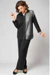 Костюм Мишель стиль 1338 черно-белый