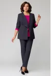 Костюм Мишель стиль 1145-1 графит + фуксия Костюм Мишель стиль 1145-1 графит + фуксия